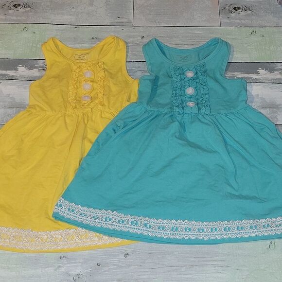 Sew Sassy Girls Dress Lot sz 2T - Picture 1 of 7